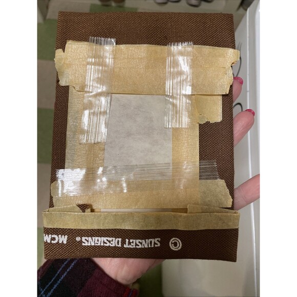 Vintage 1970s Framed Crewel Embroidery Native American Southwest Pottery Vases 3 - Picture 3 of 8